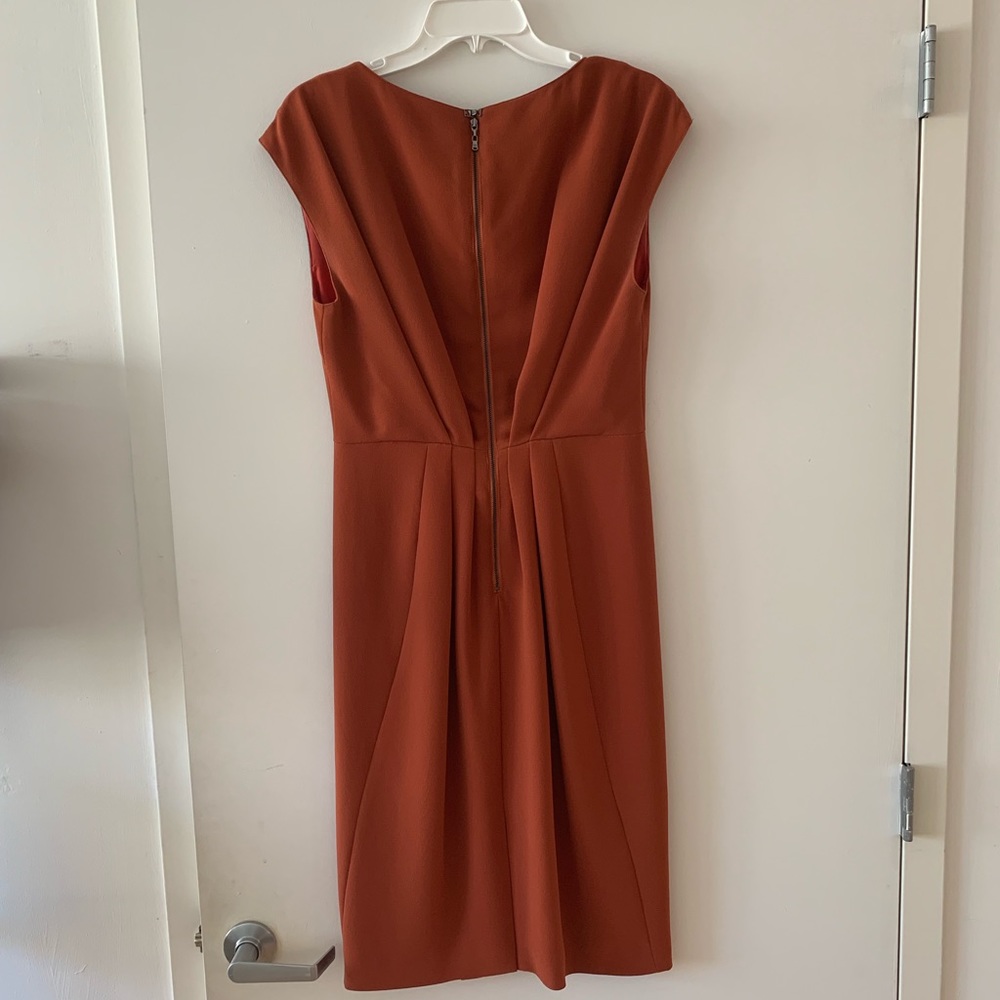 Elegant Rachel Roy knee length dress w leather - Picture 6 of 8
